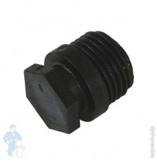 Заглушка Henco 1/2  черная. BP04