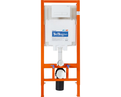 Инсталляция Инсталляция BelBagno BB002-80 + Кнопка Marmi BB009-MR-BIANCO белая