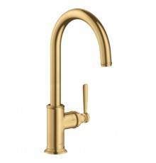 Axor Montreux Смеситель для кухни 260, на 1 отв., цвет: шлифованное золото. 16580250