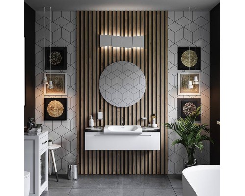 Kerasan Inka Project Раковина 60x40 см, 1 отв., накладная на столешницу, цвет: белый глянцевый. 341101*1, 341733 Kerasan Inka Project Раковина 60x40 см, 1 отв., накладная на столешницу, цвет: белый глянцевый. 341101*1, 341733