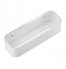 Decor Walther Stone DCT30 Душевая полочка 30x10см, подвесная, цвет: белый / сталь матовая. 0973855