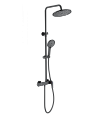 Душевая стойка Wonzon   Woghand WW-B3517-MB, матовая черная