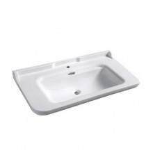 Kerasan Waldorf Раковина 120х55 см, 1 отв., керамическая, цвет: белый/хром. 4144K1bi/cr*1