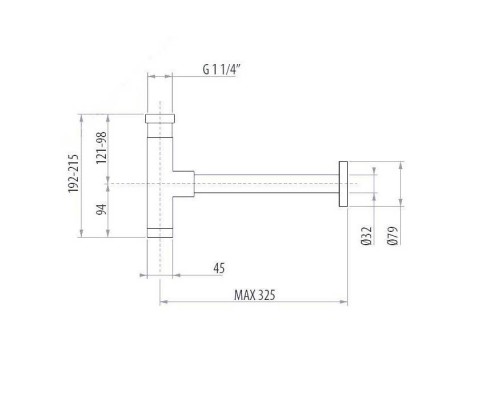 Gattoni Accessori Сифон 1/1,4 для раковины, цвет хром. 0162/00C0 Gattoni Accessori Сифон 1/1,4 для раковины, цвет хром. 0162/00C0