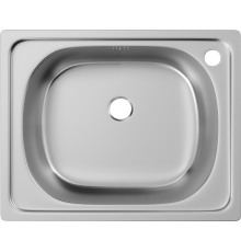 Мойка кухонная Domaci Равенна Ssik DCL 500*400 (6) 2T отверстие под смеситель справа
