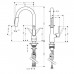Hansgrohe Talis M51 Смеситель для кухни, на 1 отв однорычажный, поворотный излив 18.5см с вытяжным душем, 2jet, h15.2см, цвет: нержавейка. 72815800