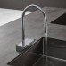 Hansgrohe Aquno Select M81 Смеситель для кухни, 1 отв., каскад, цвет: сталь. 73831800