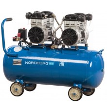 Компрессор поршневой безмасляный, объем 100 л NORDBERG ECO NCEO100/400