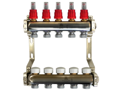 Группы коллекторные Коллекторный блок, 1x3/4EU отв.-5 GK 74105 Группы коллекторные Коллекторный блок, 1x3/4EU отв.-5 GK 74105