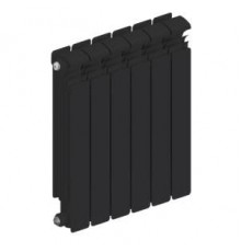 Радиаторы алюминиевые секционные Радиатор алюминиевый Rifar Alum 500/6 RAL9005_mat ra50006 RAL9005_mat