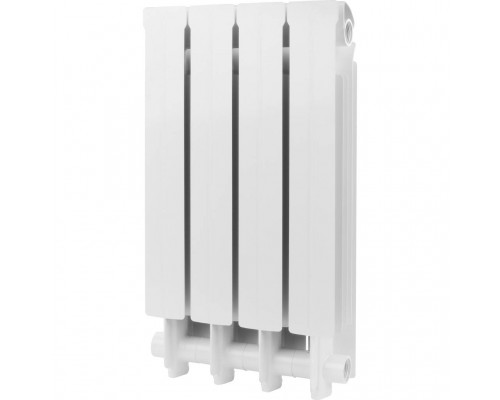 Радиатор алюминиевый Global VOX- R 500 4 секции боковое подключение (белый RAL 9010) VX05001004 (VX05001004)