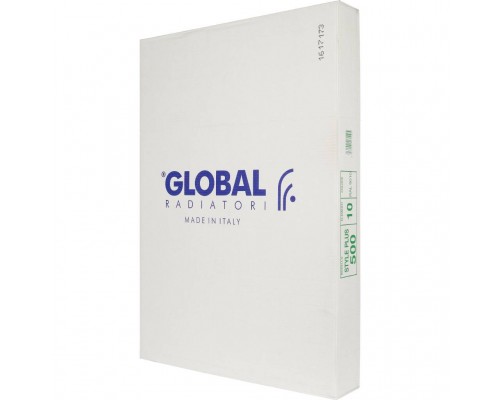 Радиатор биметаллический Global STYLE PLUS 500 10 секций боковое подключение (белый RAL 9010) STP05001010 (STP05001010) Радиатор биметаллический Global STYLE PLUS 500 10 секций боковое подключение (белый RAL 9010) STP05001010 (STP05001010)