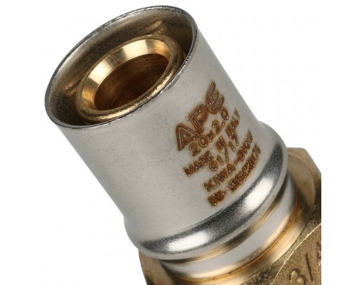 Переходник STOUT с наружной резьбой 3/4 х20 для металлопластиковых труб прессовой (SFP-0001-003420) Переходник STOUT с наружной резьбой 3/4 х20 для металлопластиковых труб прессовой (SFP-0001-003420)