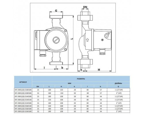 Насос циркуляционный STOUT 25/40-130 SPC-0010-2540130 (SPC-0010-2540130) Насос циркуляционный STOUT 25/40-130 SPC-0010-2540130 (SPC-0010-2540130)