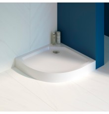 Душевой поддон полукруглый RGW SMC/R-C W Белый  900x900