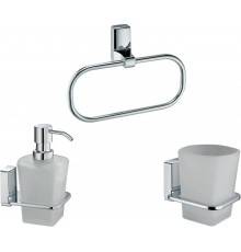 Набор Wasserkraft Leine Дозатор K-5099 + Стакан K-5028 + Полотенцедержатель K-5060