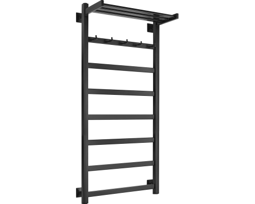 Полотенцесушитель водяной Secado Корсико 1 КСП 100x50, черный матовый