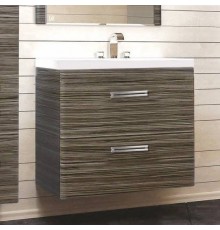 Тумба с раковиной Style Line Лотос 60 Plus подвесная, шелк зебрано