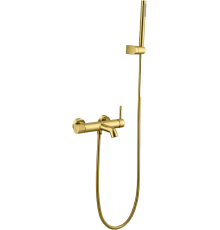 Смеситель для ванны с душем Boheme Uno 463-G Gold