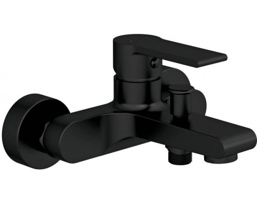 Смеситель для ванны с душем Cersanit Brasko Black 63108