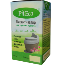 Средство для биотуалетов Piteco В160 биоактиватор для торфяных туалетов, 160 г