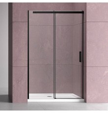 Душевая дверь в нишу Vincea Dice VDS-4D150CLB 150 см, профиль черный