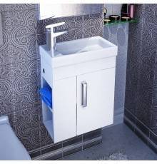 Тумба под раковину IDDIS Torr 40 L, подвесная, белая