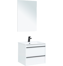 Мебель для ванной комнаты Aquanet Lino 60 белый матовый