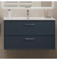 Тумба с раковиной Kerama Marazzi Piano Classic 95 подвесная, ясень синий матовый