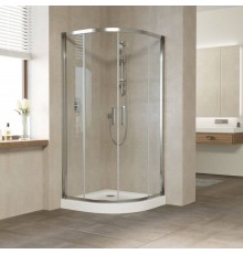 Душевой уголок Vegas Glass ZS Tur Novo 120 08 01 профиль глянцевый хром, стекло прозрачное