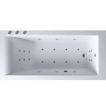 Ванна из искусственного камня Эстет Дельта ФР-00010024 премиум 170x80 см, с гидромассажем, с каркасом