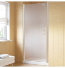 Душевая дверь в нишу Vegas Glass EP Lux 60 07 10 L профиль матовый хром, стекло сатин
