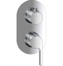 Смеситель для ванны с душем Webert DoReMi DR860101015 С ВНУТРЕННЕЙ ЧАСТЬЮ, хром