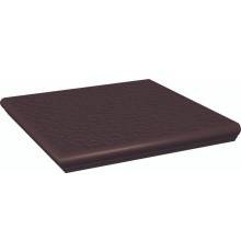 Ступени Ceramika Paradyz Natural Brown Duro матовые, морозостойкие наружные с капиносом