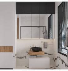 Мебель для ванной комнаты VitrA Ольборг 80: столешница 60, без отверстий, дуб французский +  тумба 80