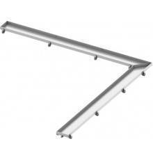 Решетка TECE Drainline TECEdrainline Plate 6 109 70 90х90 см под плитку угловая