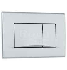 Roca 7.8901.1.30B.2 Active 32B Панель смыва, 2 объёма, 255x18x170, Матовый хром