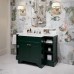 DevonDevon Flair Тумба под раковину 128х102см., со столешницей из мрамора Calacatta Borghini и раковиной White50, цвет: English Green. FLAIREGCAL
