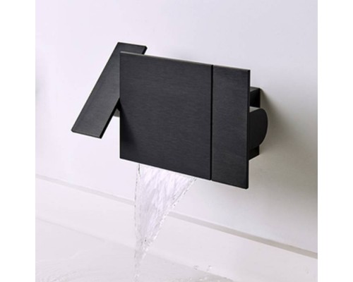 Agape Sen Встроенный смеситель для раковины без излива, цвет: черный. ESEN0912HON,  ISEN0912O