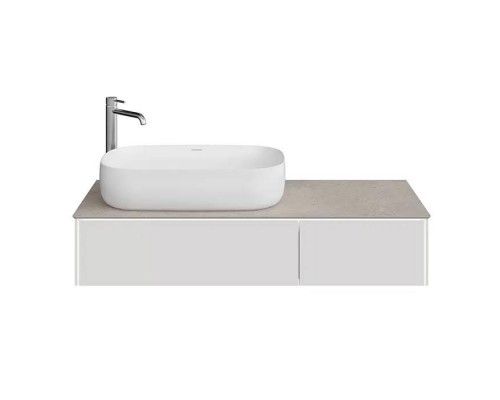 Kerama Marazzi Magica Тумба подвесная, 115.4х48.5х22см., 2 ящика, цвет: утренний серый матовый. MA.120.2\MGR.M