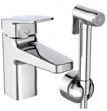 IS BD231AA Ceraplan Смеситель для раковины 73 мм, с гигиеническим душем, гладкий, FirmaFlow, HWTC BD231AA