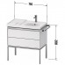 Duravit Aurena Тумба подвесная под раковину 78.4x80.2x49.2см., цвет: Таупе шелковисто-матовый/мраморная структура . AU4575066600000