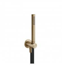 Gessi 316 Душевой комплект: ручной душ, держатель, шланг 150см, цвет: warm bronze brushed pvd. 54023#726