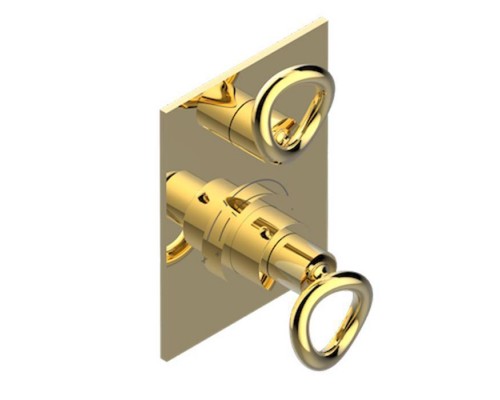 THG Collection O Смеситель для душа, встраиваемый, термостатический, цвет: Soft matt gold. G4P-F31-5300BE THG Collection O Смеситель для душа, встраиваемый, термостатический, цвет: Soft matt gold. G4P-F31-5300BE