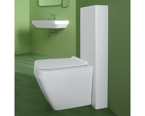 Simas Baden Baden Унитаз приставной безободковый 56х36 см, слив универсальный, цвет: белый/хром. CT09bi, D20, F91, BB01bi Simas Baden Baden Унитаз приставной безободковый 56х36 см, слив универсальный, цвет: белый/хром. CT09bi, D20, F91, BB01bi