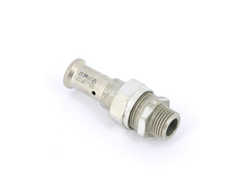 Муфта плоское уплотнение, латунь пресс, 16x1/2 HENCO 26P-1604