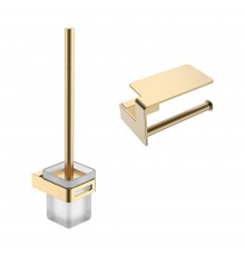 Набор Держатель Boheme Q 10941-MG Matt Gold + Ершик 10954-MG Matt Gold