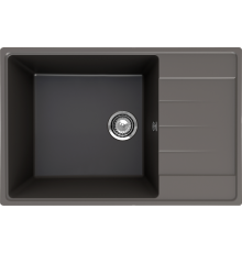 Мойка кухонная Ulgran Quartz Prima 760 асфальт