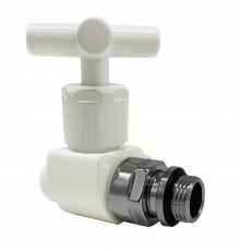 Вентиль SR Rubinetterie прямой (крест) серияPrestigeMinimal1/2 цвет белый 0376-1500VC0A