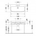 Duravit Happy D.2 Раковина 100x50.5 см, 1 отв., с переливом, шлифованная, цвет: белый. 2318100027